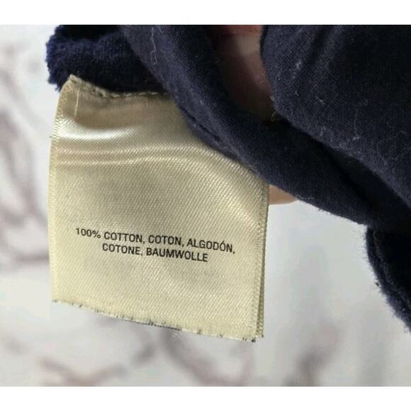 Elevenses Jumpsuit Womens Small Navy Ikat Corset Spaghetti Cropped Boho - Picture 11 of 12